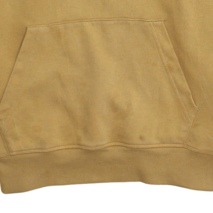 New Balance Men's Brown Pullover Hoodie L Logo Fleece Sweatshirt