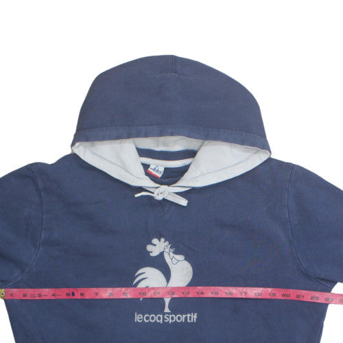 Le Coq Sportif Men's Blue XL Pullover Hoodie with Logo