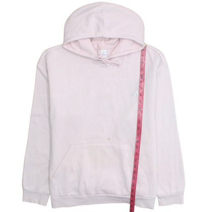 Adidas Womens Pink Pullover Hoodie 2XL Relaxed Fit Casual Sweatshirt