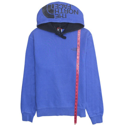 The North Face Men's Blue Pullover Hoodie Size M Outdoor Cotton