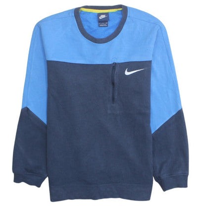 Mens UK Size S Nike Blue Pullover Sweatshirt