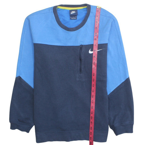 Mens UK Size S Nike Blue Pullover Sweatshirt