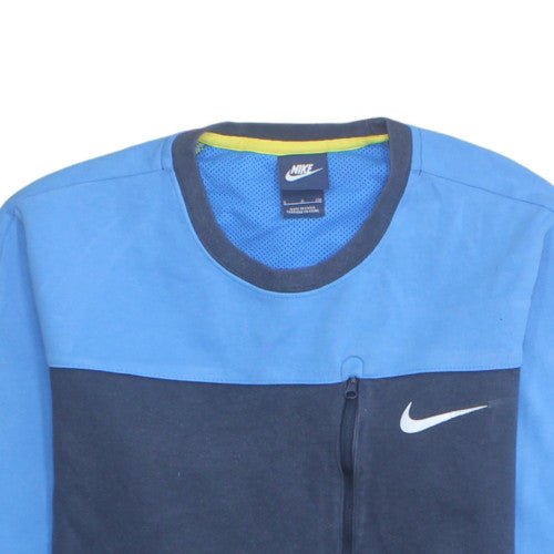 Mens UK Size S Nike Blue Pullover Sweatshirt