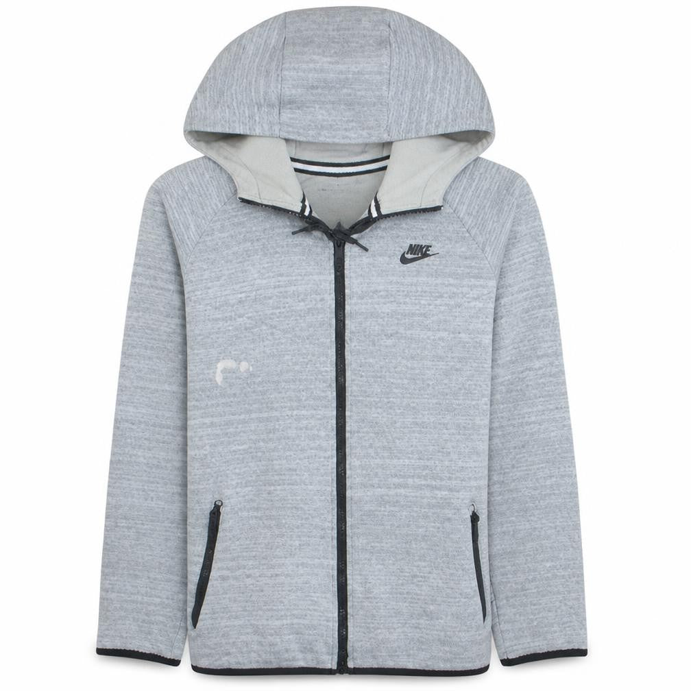 Nike Men's Grey Full Zip Hoodie Size M Regular Fit