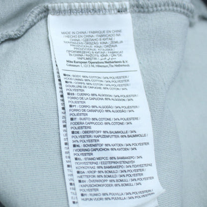 Nike Men's Grey Full Zip Hoodie Size M Regular Fit