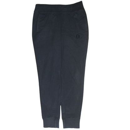 Champion Men's Black Jogger Sweatpants Size M Fleece Tapered Fit