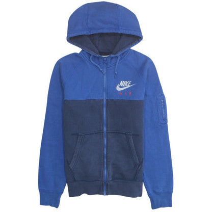 Nike Air Men's Blue Full Zip Hoodie M Regular Fit Sportswear