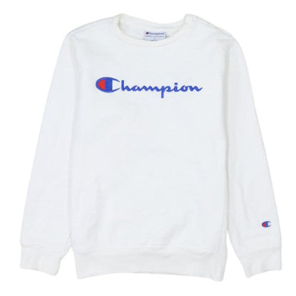 Womens UK Size L Champion White Pullover Sweatshirt