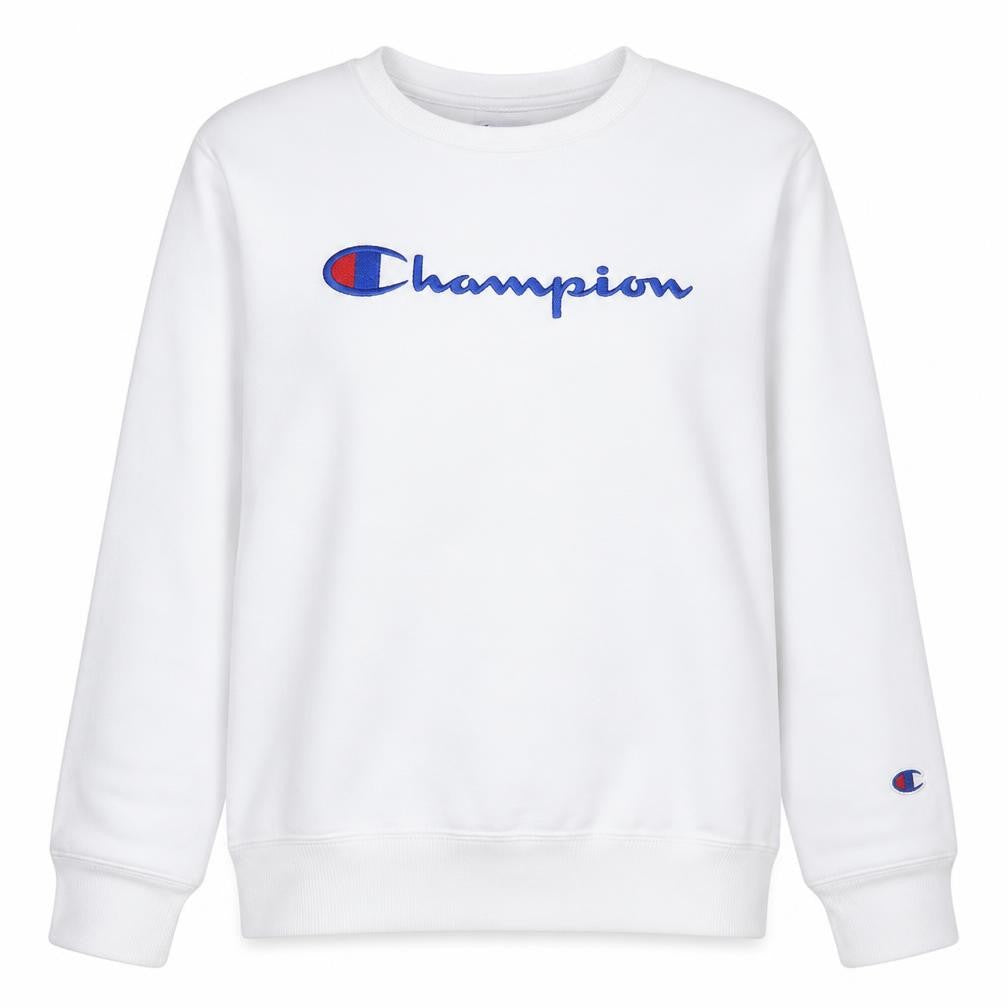 Womens UK Size L Champion White Pullover Sweatshirt