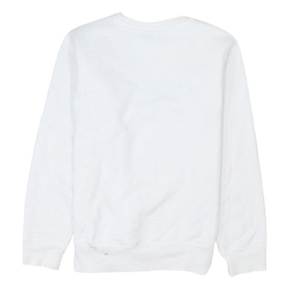Womens UK Size L Champion White Pullover Sweatshirt