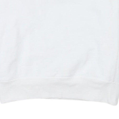 Womens UK Size L Champion White Pullover Sweatshirt