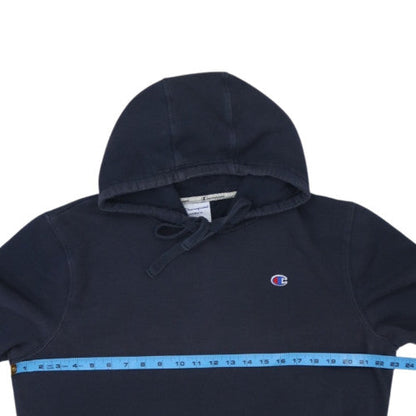 Champion Men's Blue XL Pullover Fleece Hoodie with Logo