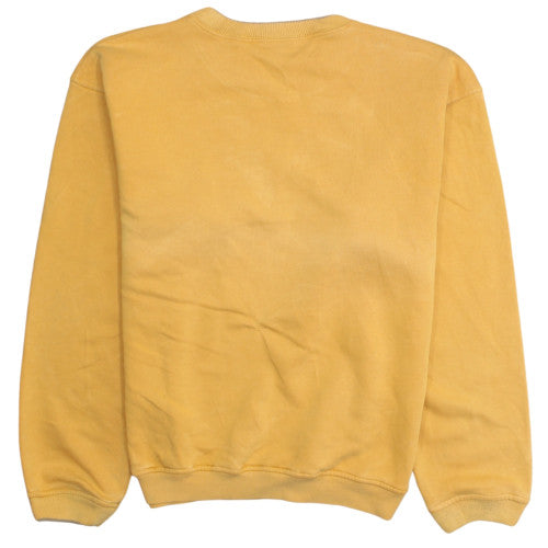 Nike Boys Yellow Athletic Crew Neck Sweatshirt XL Cotton Fleece
