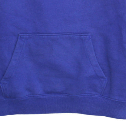 The North Face Womens Blue Pullover Hoodie Large Cotton Logo