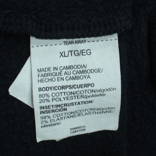 Under Armour Men's Black XL Pullover Hoodie with Logo Detail