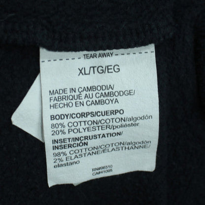 Under Armour Men's Black XL Pullover Hoodie with Logo Detail
