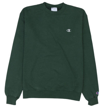 Champion Men's Green Pullover Crew Neck Sweatshirt Size L