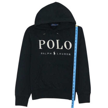 Polo Ralph Lauren Mens Black Large Pullover Hoodie Sweatshirt
