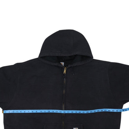 Carhartt Men's Black 4XL Tall Full Zip Hooded Work Hoodie