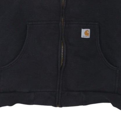 Carhartt Men's Black 4XL Tall Full Zip Hooded Work Hoodie