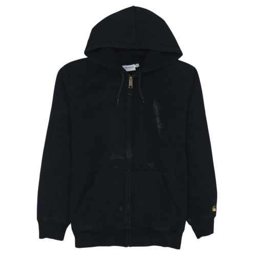 Carhartt Men’s Black Full Zip Hoodie L Classic Fleece Jacket