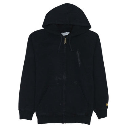 Carhartt Men’s Black Full Zip Hoodie L Classic Fleece Jacket
