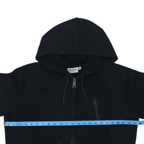 Carhartt Men’s Black Full Zip Hoodie L Classic Fleece Jacket