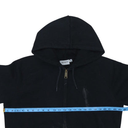 Carhartt Men’s Black Full Zip Hoodie L Classic Fleece Jacket