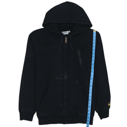 Carhartt Men’s Black Full Zip Hoodie L Classic Fleece Jacket