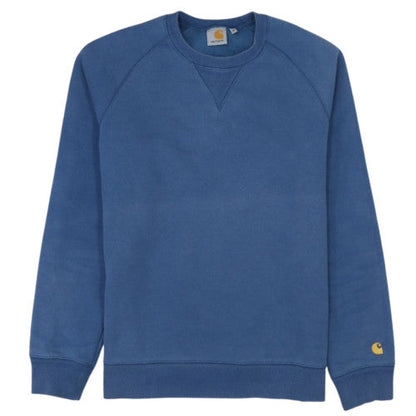 Carhartt Men's Blue Crew Neck Pullover Sweatshirt M