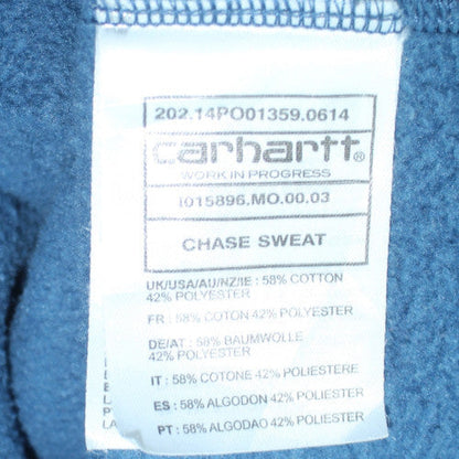 Carhartt Men's Blue Crew Neck Pullover Sweatshirt M