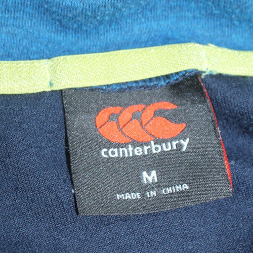 Canterbury Mens Blue Full Zip Hoodie M Relaxed Fit Casual Sportswear