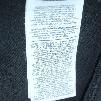 Nike Men's Black Pullover Hoodie M Logo Sportswear