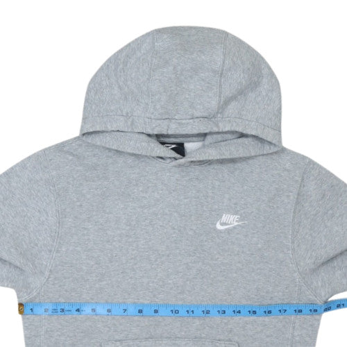 Nike Womens Grey XS Pullover Hoodie Cotton Blend Sweatshirt