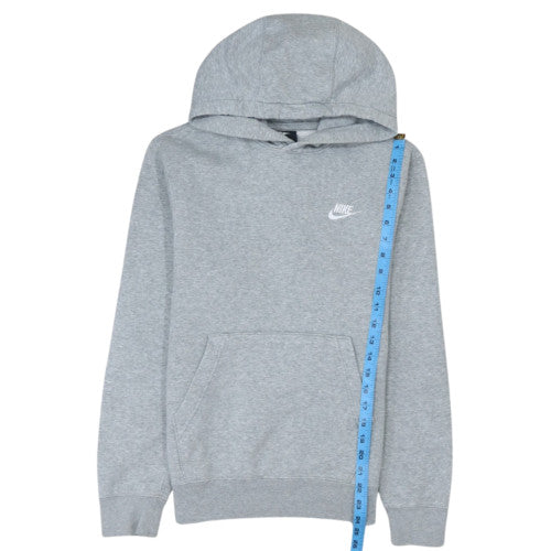 Nike Womens Grey XS Pullover Hoodie Cotton Blend Sweatshirt