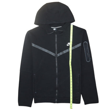 Nike Men's Black XL Full Zip Hoodie Sweatshirt with Logo
