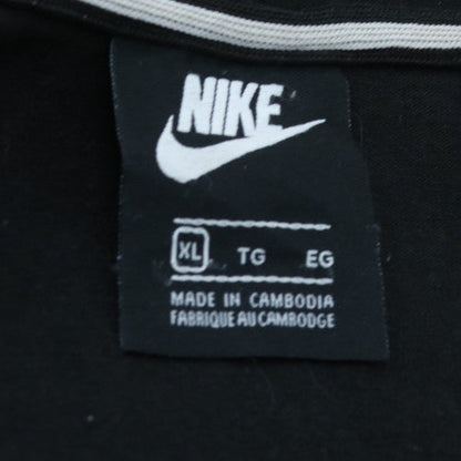 Nike Men's Black XL Full Zip Hoodie Sweatshirt with Logo