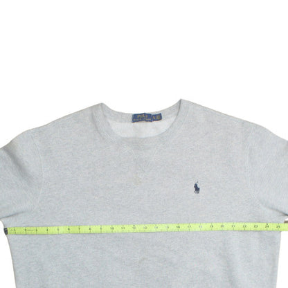 Polo Ralph Lauren Mens Grey XL Crew Neck Fleece Sweatshirt