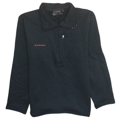 Mammut Men's Black 2XL Fleece Pullover Outdoor Sweatshirt