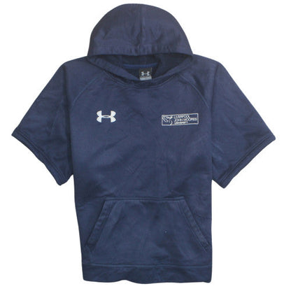 Under Armour Men’s Blue Pullover Short Sleeve Hoodie Size S LJMU Boxing Club
