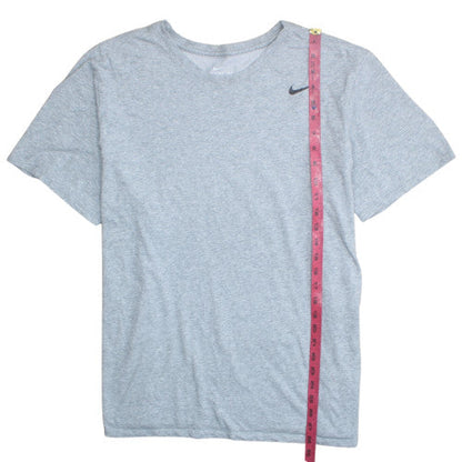 Nike Men's Grey 2XL Dri-Fit Athletic Crew Neck Sports T-Shirt