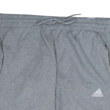 Adidas Men's Grey 2XL Jogger Sweatpants with Side Stripes