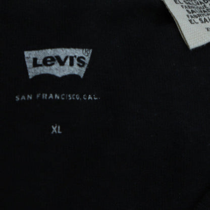 Levi's Men's Black XL Graphic Print Crew Neck T-Shirt