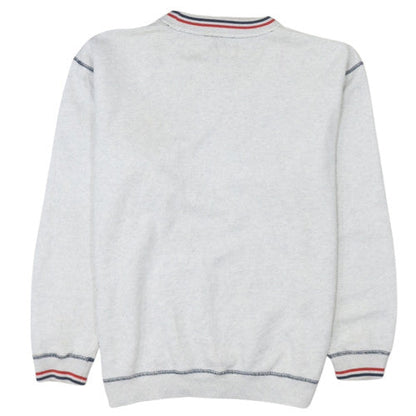 Fila Mens Grey Embroidered Logo Pullover Sweatshirt M
