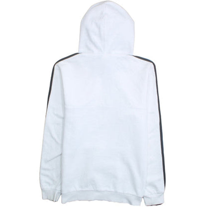 Adidas Men's White Pullover Hoodie M Logo Sportswear Fleece
