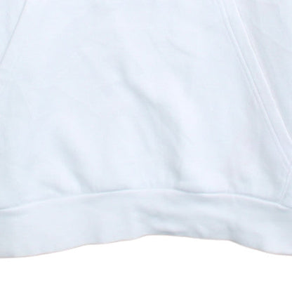 Adidas Men's White Pullover Hoodie M Logo Sportswear Fleece