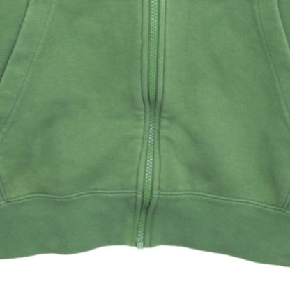 Nike Men's Green Full Zip Hoodie Swoosh Logo Size S