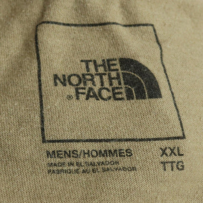 The North Face Men's Beige Graphic T-Shirt XXL Cotton Outdoor