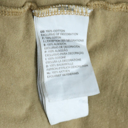 The North Face Men's Beige Graphic T-Shirt XXL Cotton Outdoor