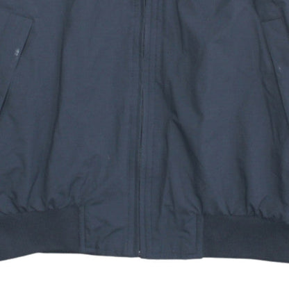Fred Perry Men's Black Hooded Windbreaker Jacket Size M